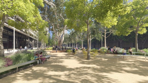 An artist's impression of the transformed Southbank Boulevard.