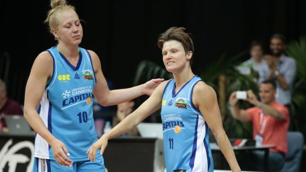 Jess Bibby's record-equalling match in Sydney on Friday night was one to forget for her and her Canberra Capitals teammates. 