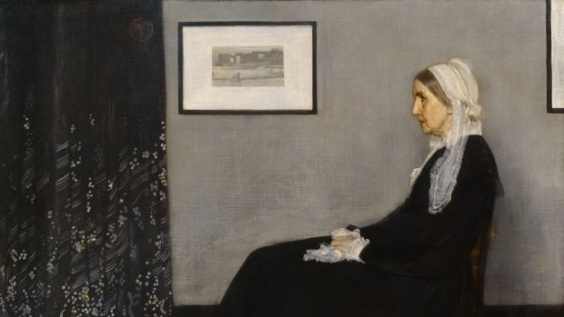 James McNeill Whistler, Arrangement in grey and black no. 1 (Portrait of the artist's mother), (detail) 1871, oil on canvas, 144.3 x 162.5 cm, Musée d'Orsay, Paris.