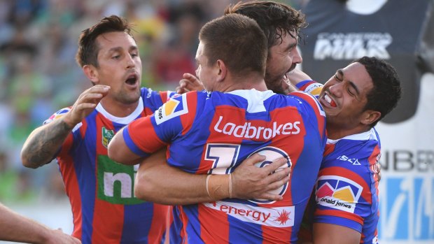 The Knights stunned Canberra with a late win.
