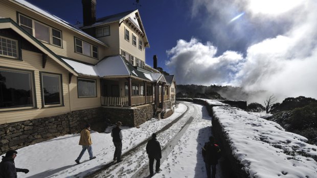 Mount Buffalo Chalet, June 2010. The proposal to revive and reopen the chalet was presented to the chief executive and board of Parks Victoria last week.