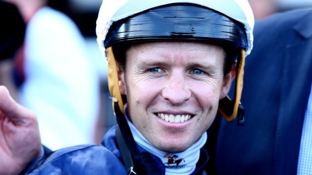 Confident: Jockey Kerrin McEvoy believes Orbec will find the 2100 metres of the Wyong Cup to his liking on Friday.