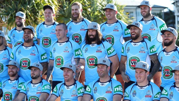 Salary caps: NSW players wore the RLPA hats ahead of the State of Origin decider.