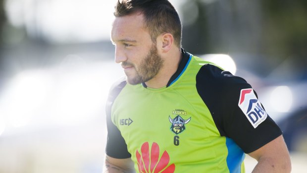 Canberra Raiders Josh Hodgson is unsure if last week's shift to the bench will happen again against the Bulldogs.