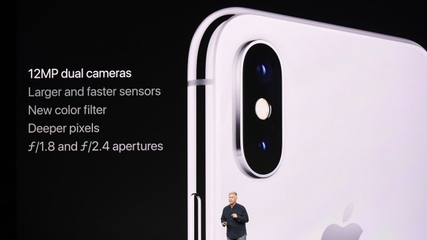 The rear cameras on the iPhone X have been designed for augmented reality apps.