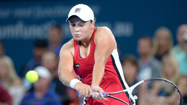 Injury troubles: Ashleigh Barty.