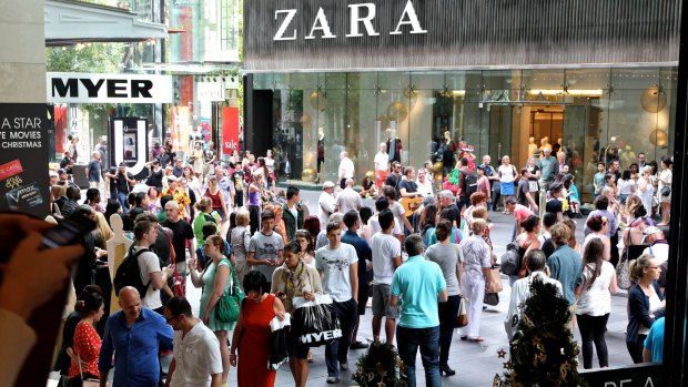 Spanish brand Zara arrived in Australia in 2011. 
