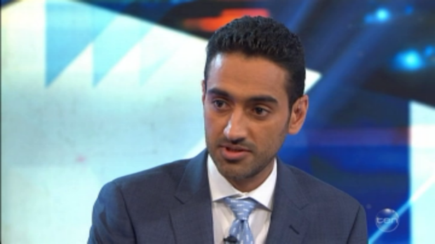 Waleed Aly co-hosts The Project, which now screens after WIN News at 6.30pm.
