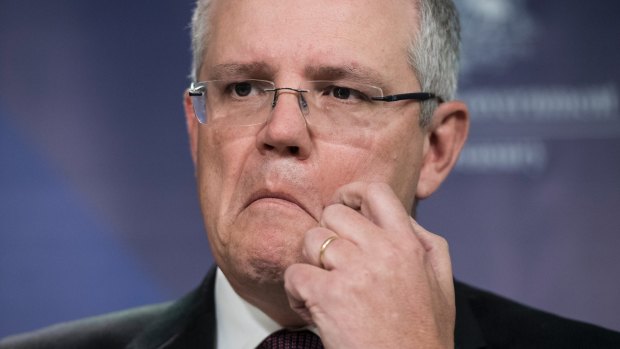 Treasurer Scott Morrison says the government will stick with the plebiscite plan it took to the election. 