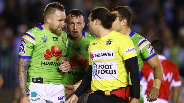 Cautious: The Canberra Raiders won't rush back five-eighth Blake Austin to face the Storm if he's not fully fit. 