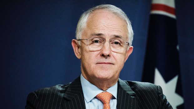 Hung up on: Prime Minister Malcolm Turnbull. 