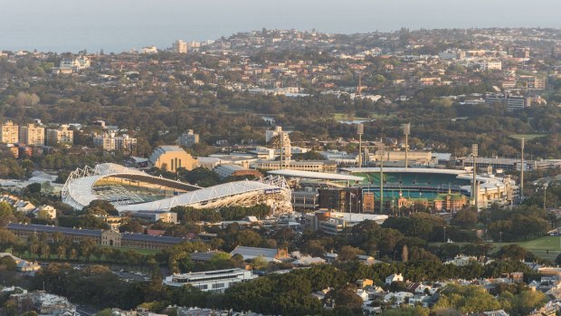 The Sydney Cricket Ground and Allianz Stadium: Baird government promised to spend $600 million on stadium upgrades in Sydney.