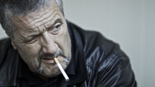 Dog man: Mark "Chopper" had a succession of canines named after both criminals and lawyers.