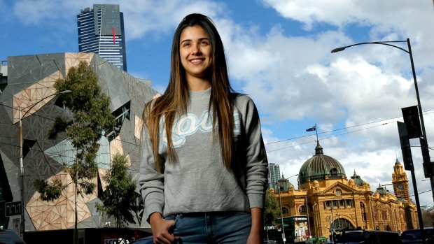 Colombian student Catalina Blandon arrived in Australia three years ago, and now calls it home. 