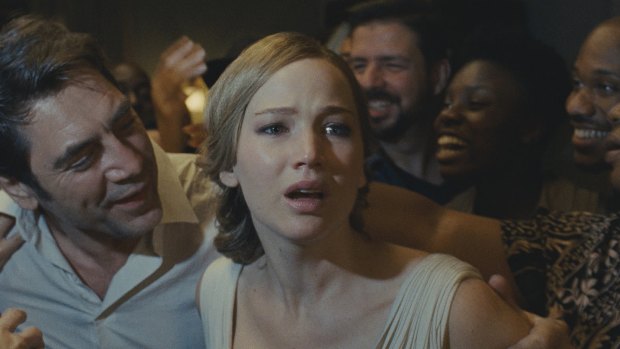 Wildly ambitious: Javier Bardem and Jennifer Lawrence in Mother!