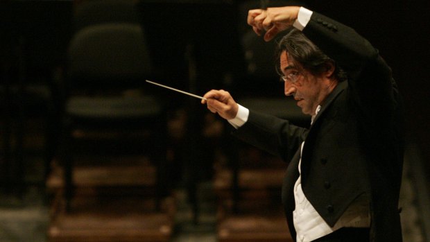 Italian conductor Riccardo Muti is a famous disciplinarian but also has a wicked sense of humour.