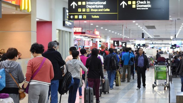 Union strike action could lead to long delays at international airports next week.