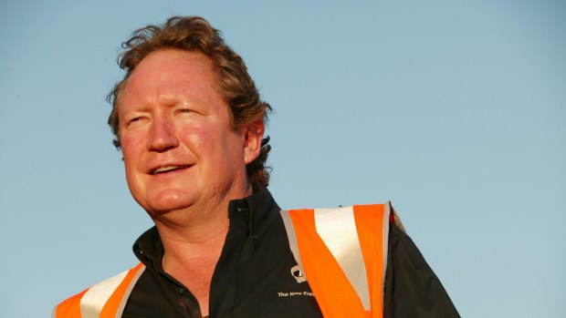 Fortescue founder Andrew 'Twiggy' Forrest's wealth has grown $5 billion this year.  