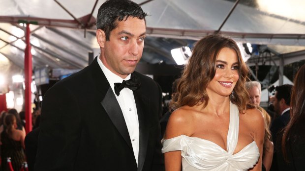 Nick Loeb and Sofia Vergara attend the Screen Actors Guild Awards in 2013.
