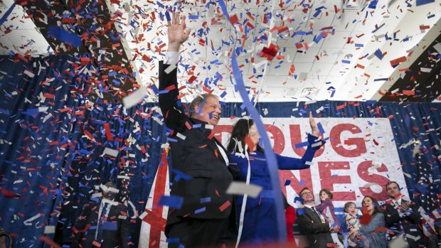 Doug Jones, a Democrat, staged an upset win in Alabama.
