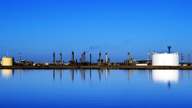 The Santos-owned Moomba Petroleum and natural gas plant in the Cooper Basin, South Australia 