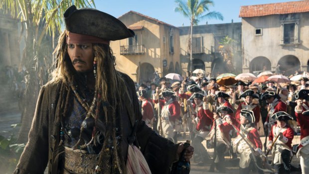Johnny Depp's Jack Sparrow seems to be carefully getting shunted aside in his own movie in the last Pirates instalment.