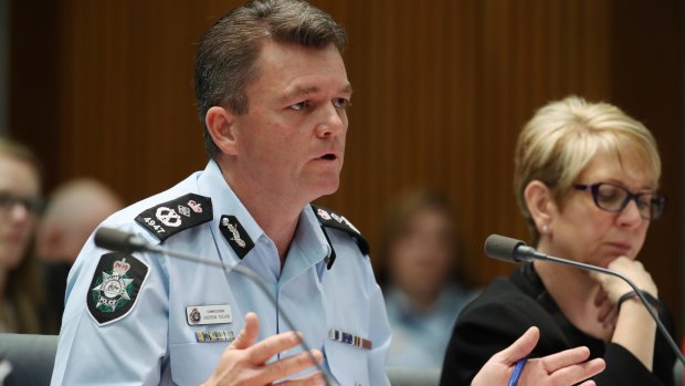 Federal police commissioner Andrew Colvin has bristled at criticism of his agency this week.