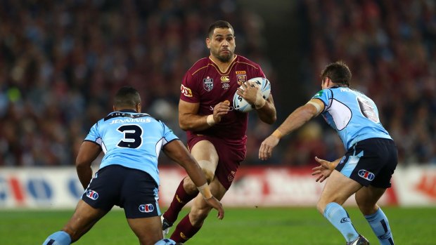 That's in Queensland: Greg Inglis' decision to play for Queensland, despite growing up in Bowraville, is a sore topic for NSW fans.