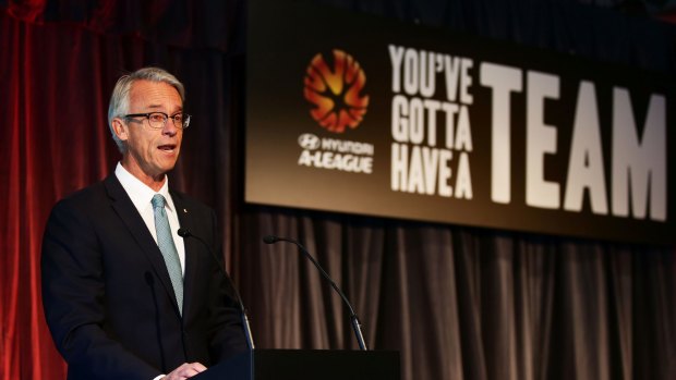 Popular: David Gallop and the FFA have received a boost thanks to the ASC's announcement.
