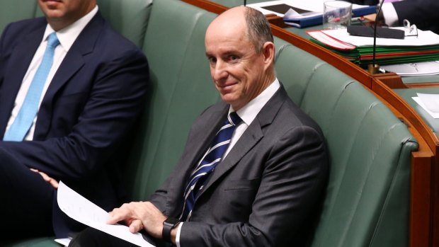 Under fire: Liberal National Party MP Stuart Robert is the latest politician to be engulfed in a donations scandal.