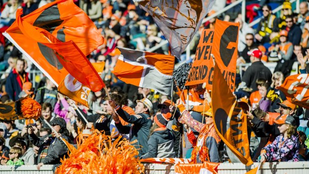 GWS Giants will return to Manuka Oval for the club's first ever Friday night fixture.