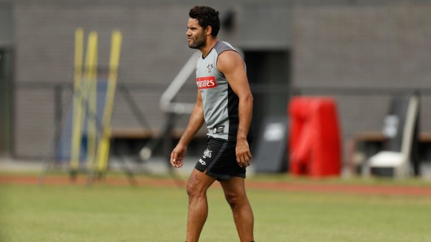Daniel Wells is "heading in the right direction" at Collingwood.