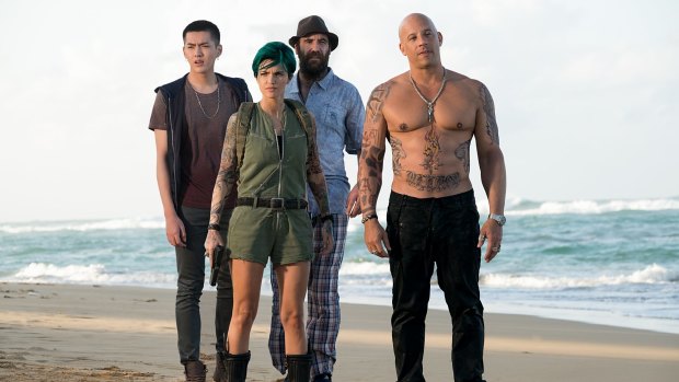 Crack team: (from left) Kris Wu, Ruby Rose, Rory McCann and Vin Diesel in <i>xXx: Return of Xander Cage</i>. 