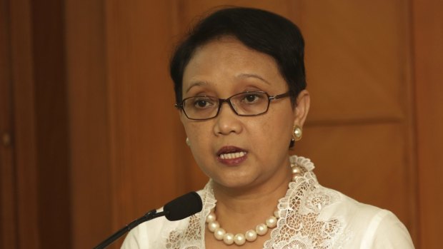 Indonesian Foreign Minister Retno Marsudi.