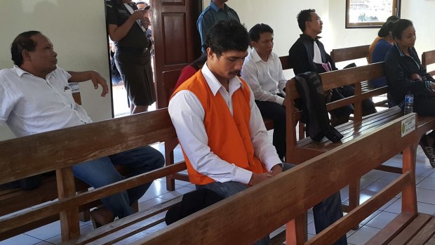 Ben Panangian in court on Tuesday. 