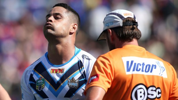 Jarryd Hayne looks set to miss at least a month of football.