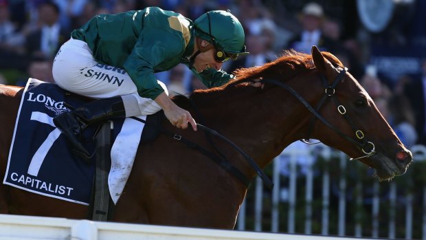 Money man: Capitalist takes out this year’s Golden Slipper.