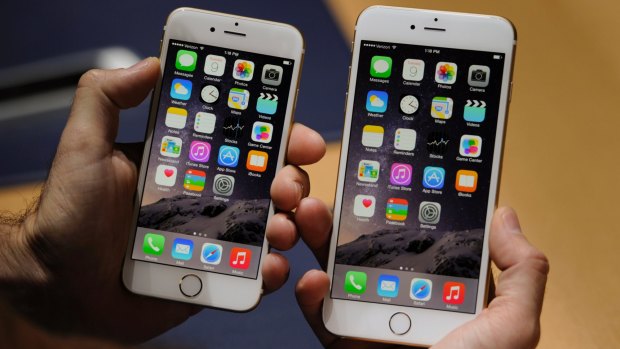 Record sales of the iPhone 6 and iPhone 6 Plus have fuelled Apple's stock price.