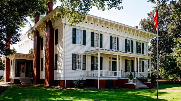 The First White House of the Confederacy and home to President Jefferson Davis in Montgomery Alabama.