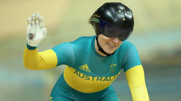 Bowing out: Retiring champion Anna Meares.