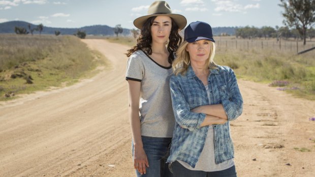 Geraldine Hakewill and Rebecca Gibney are on the run in Wanted.