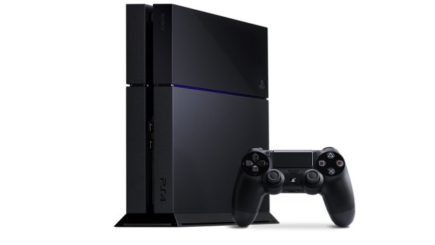 The PlayStation 4 gaming console.