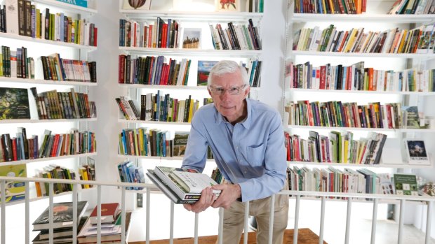 Gil Teague, owner of Florilegium bookshop in Glebe, feels garden books have seen off the treat of the e-book.