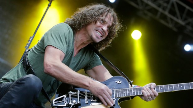 Cornell performs with Soundgarden at Soundwave in Melbourne in 2015.
