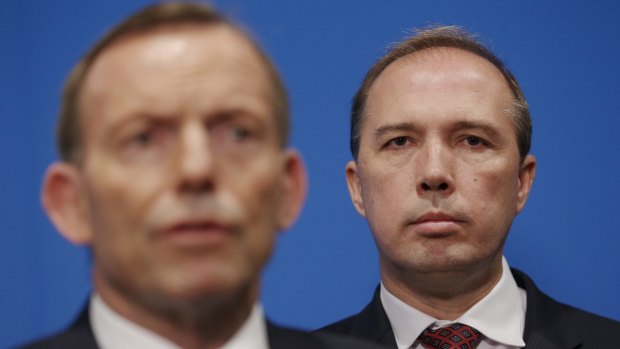Immigration Minister Peter Dutton has backed Prime Minister Tony Abbott over his response to the Bay of Bengal crisis.