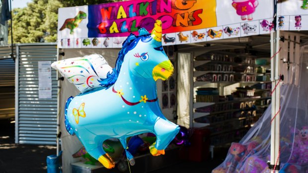 Items like this $8 unicorn balloon all add up.