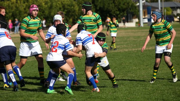New era: Junior rugby will have changes enacted around the size of players this season.