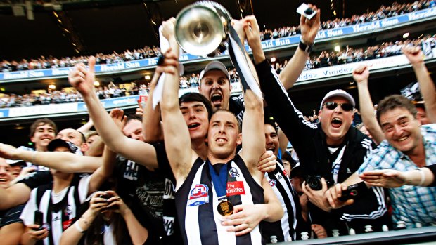 Collingwood in 2010 were the youngest premiership team in the last 38 years of league football.
