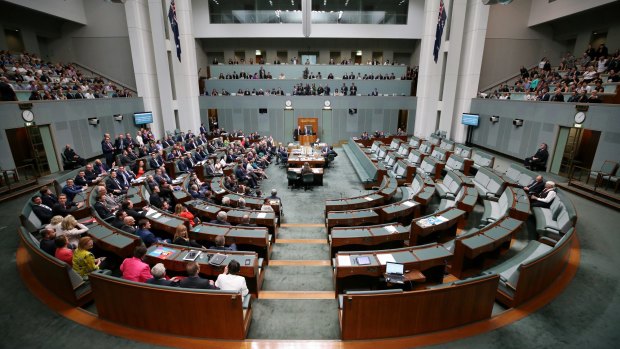 The House of Representatives' near-unanimous vote to legalise same-sex marriage.