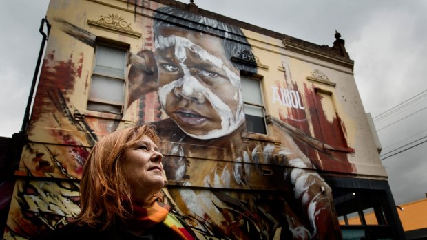 Charlotte Clemens helped pioneer street art, a modern version of which stands tall on the corner of Fitzroy and Johnston streets in Fitzroy.